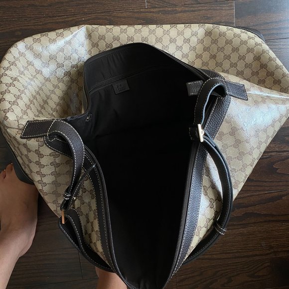 Authentic Gucci GG Guccisima Coated Canvas Duffle - Picture 12 of 17